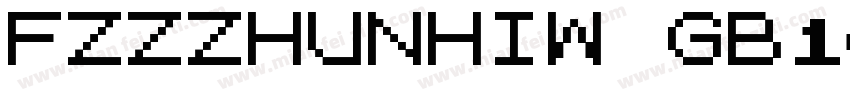 FZZZHUNHIW GB10字体转换